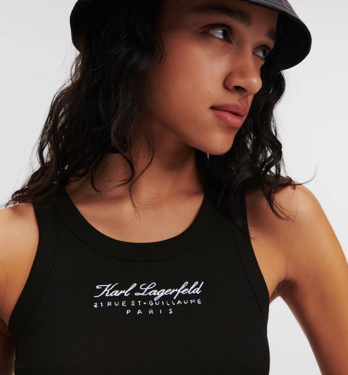 Camiseta Hotel negra Karl Lagerfeld